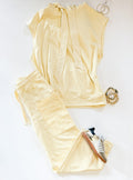 BUTTER YELLOW SPRING LOUNGE SET