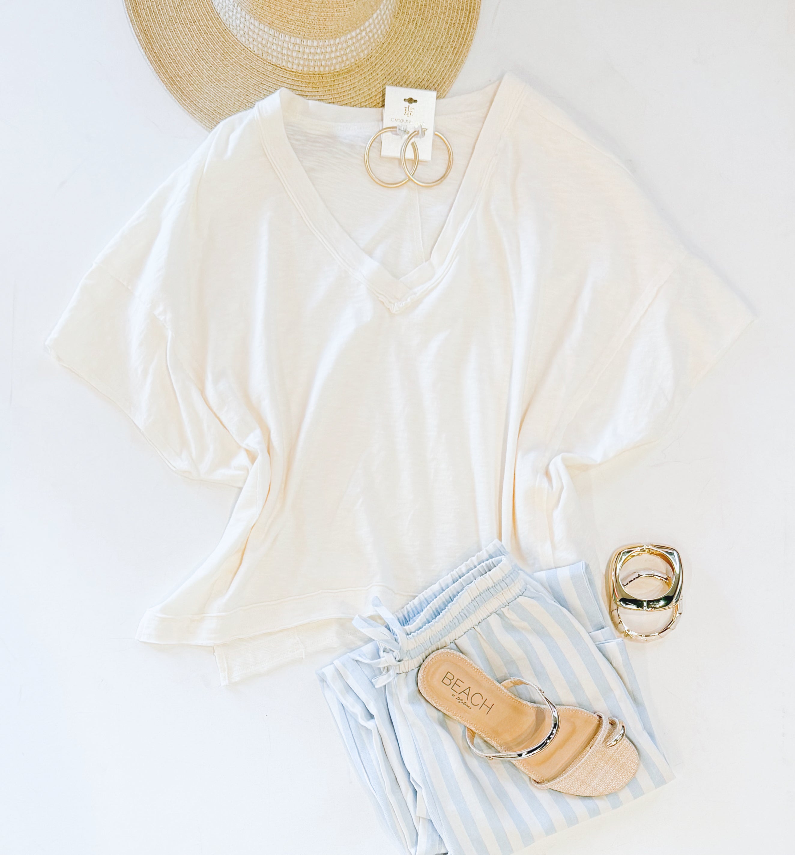 VANILLA WASHED TEE