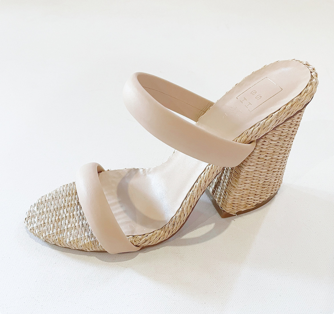 Gardenia Woven Heel