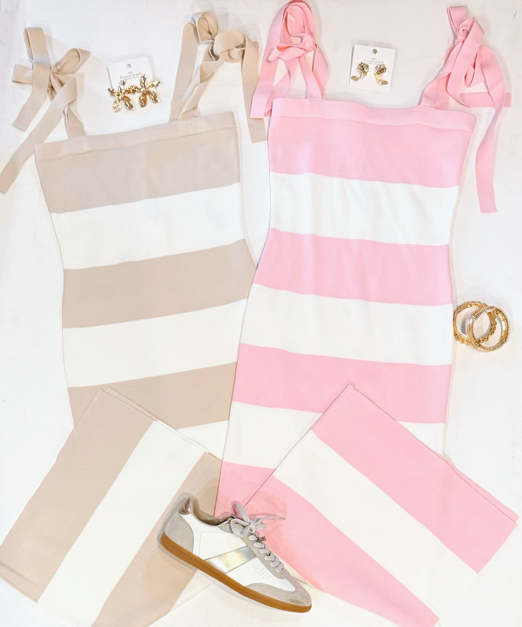 Coastal Knit Dress (Taupe)