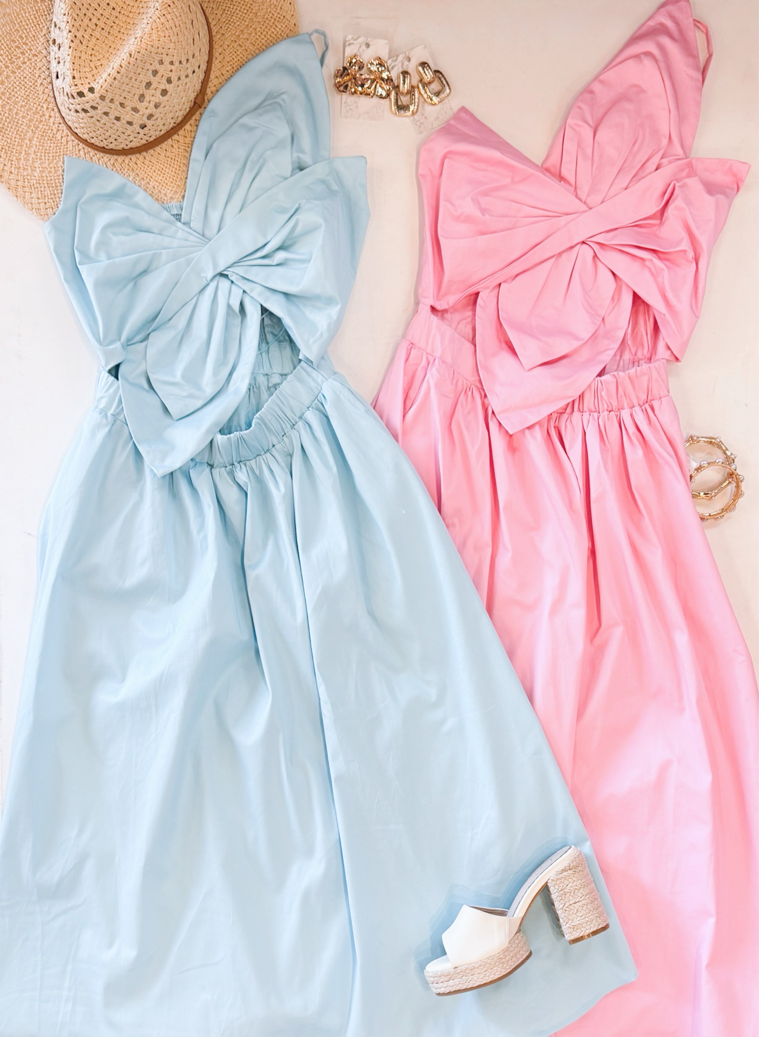 Bring The Drama Midi Dress (Aqua)
