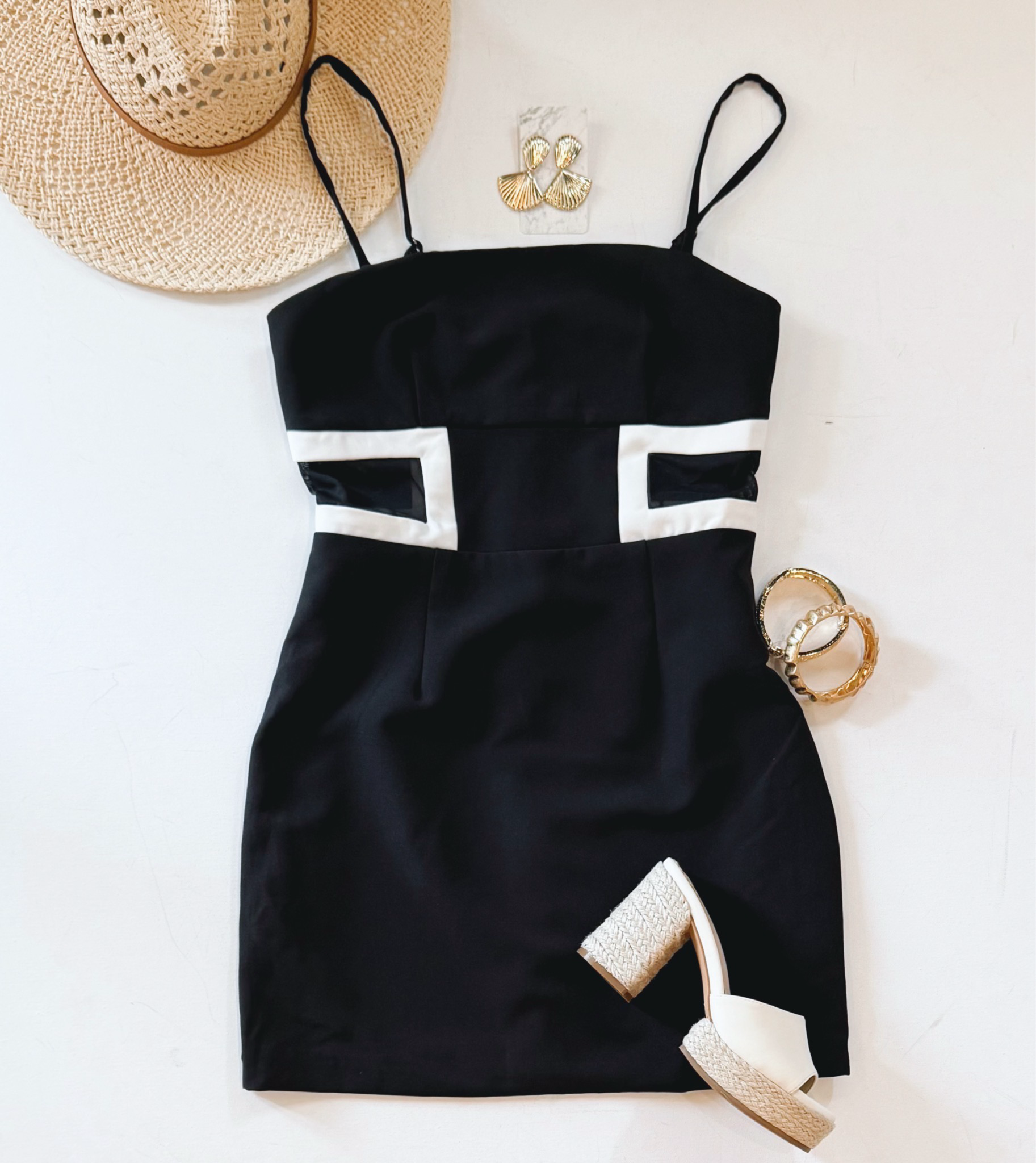 Sheer Panel Datenight Dress