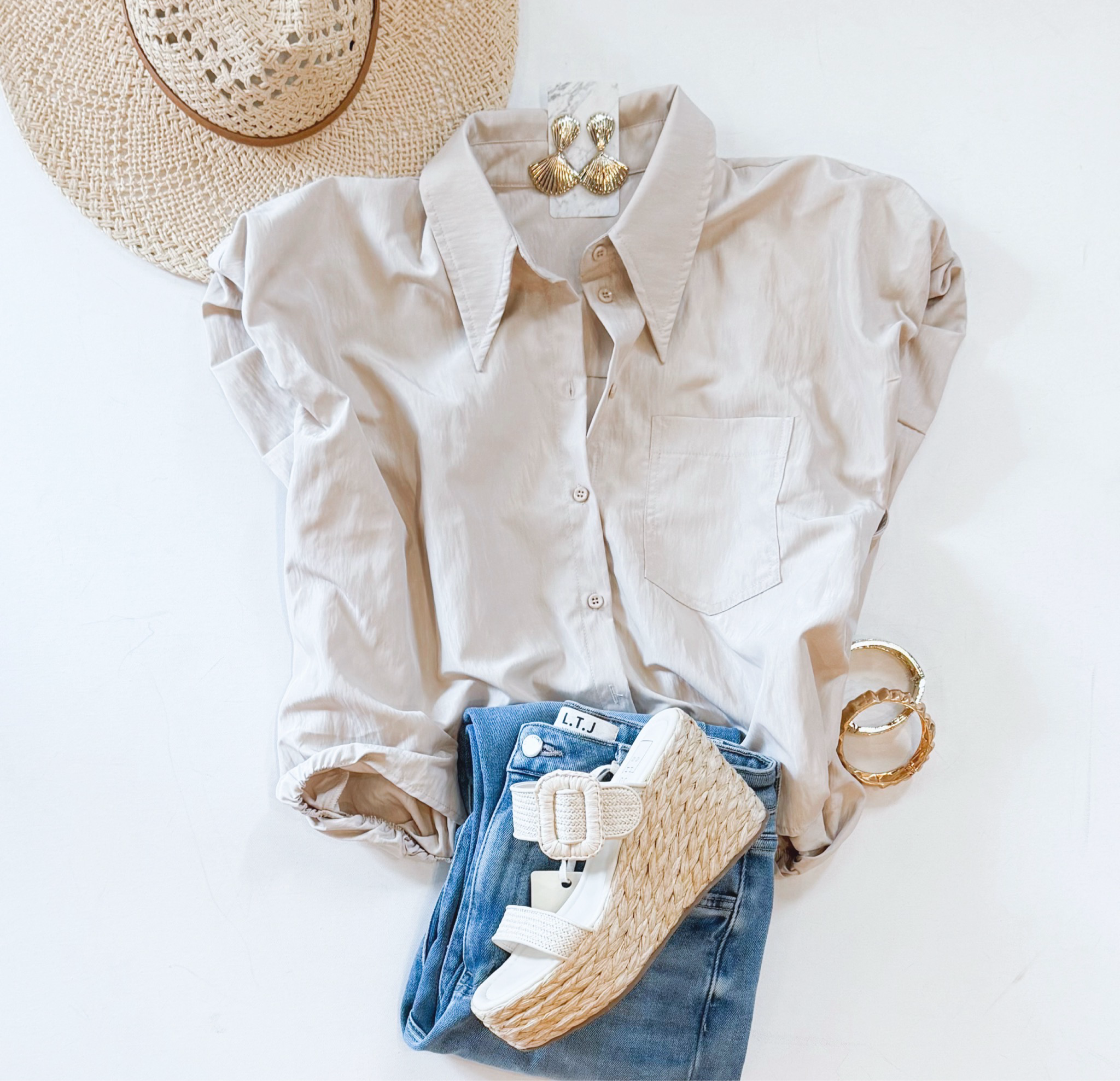 Safari Khaki Buttondown