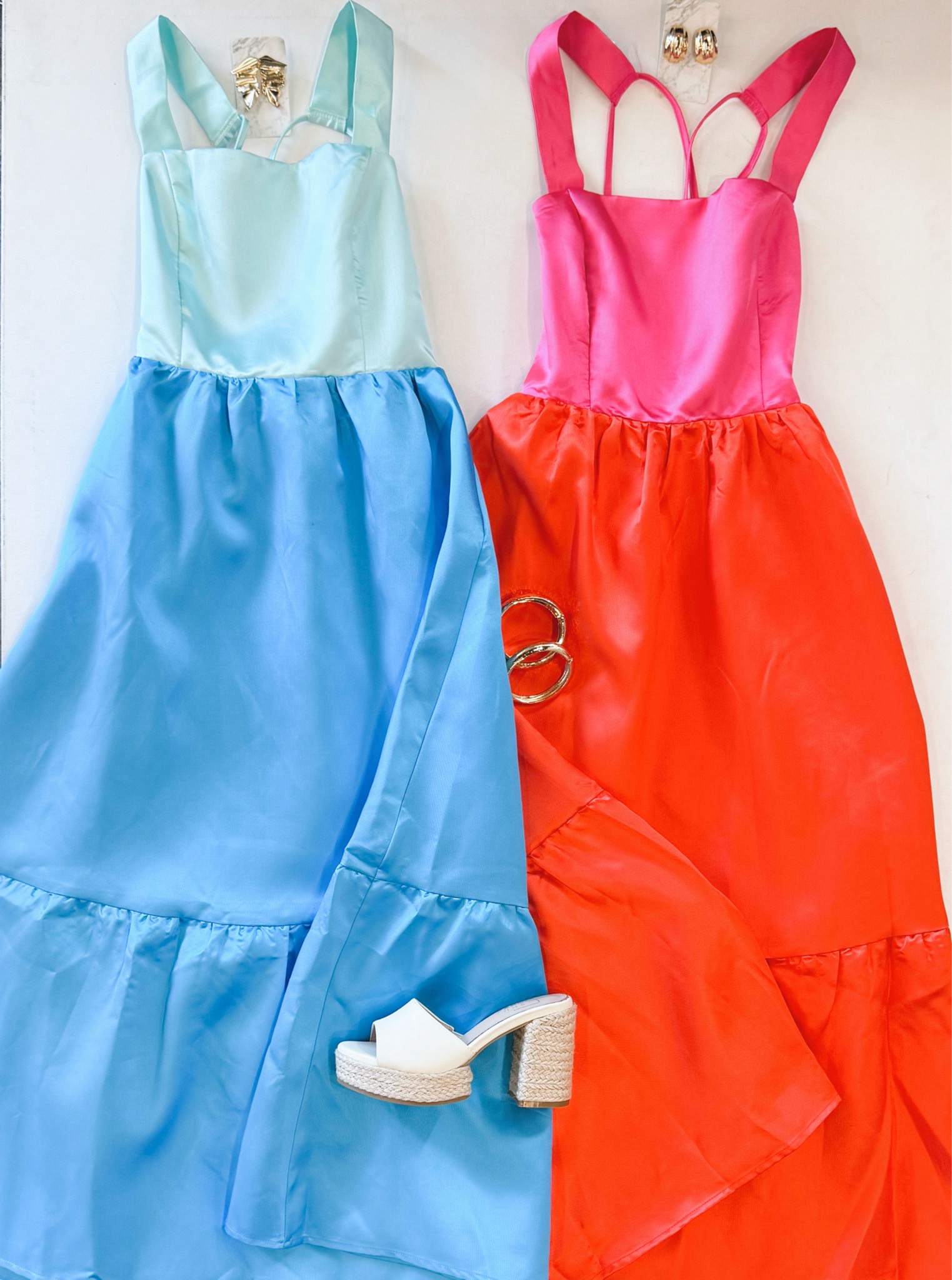 Taffeta Event Midi (Ocean)
