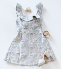 Gilded Tulips Brocade Dress