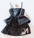 Little Black Peplum Dress