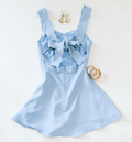 Sky Blue Scallop Dress