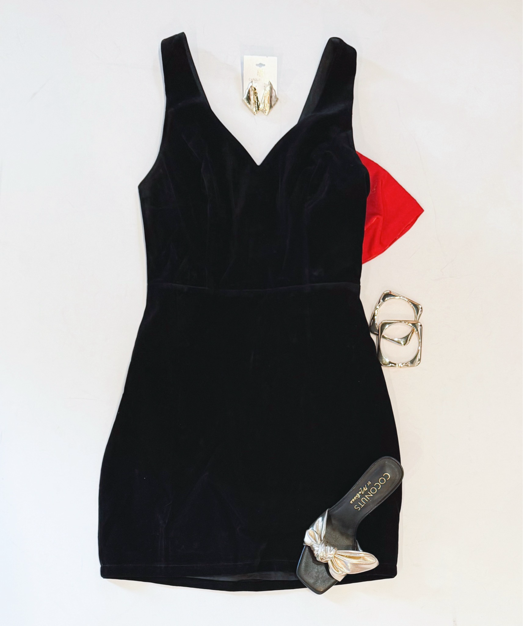 Gifted Velvet Cocktail Dress
