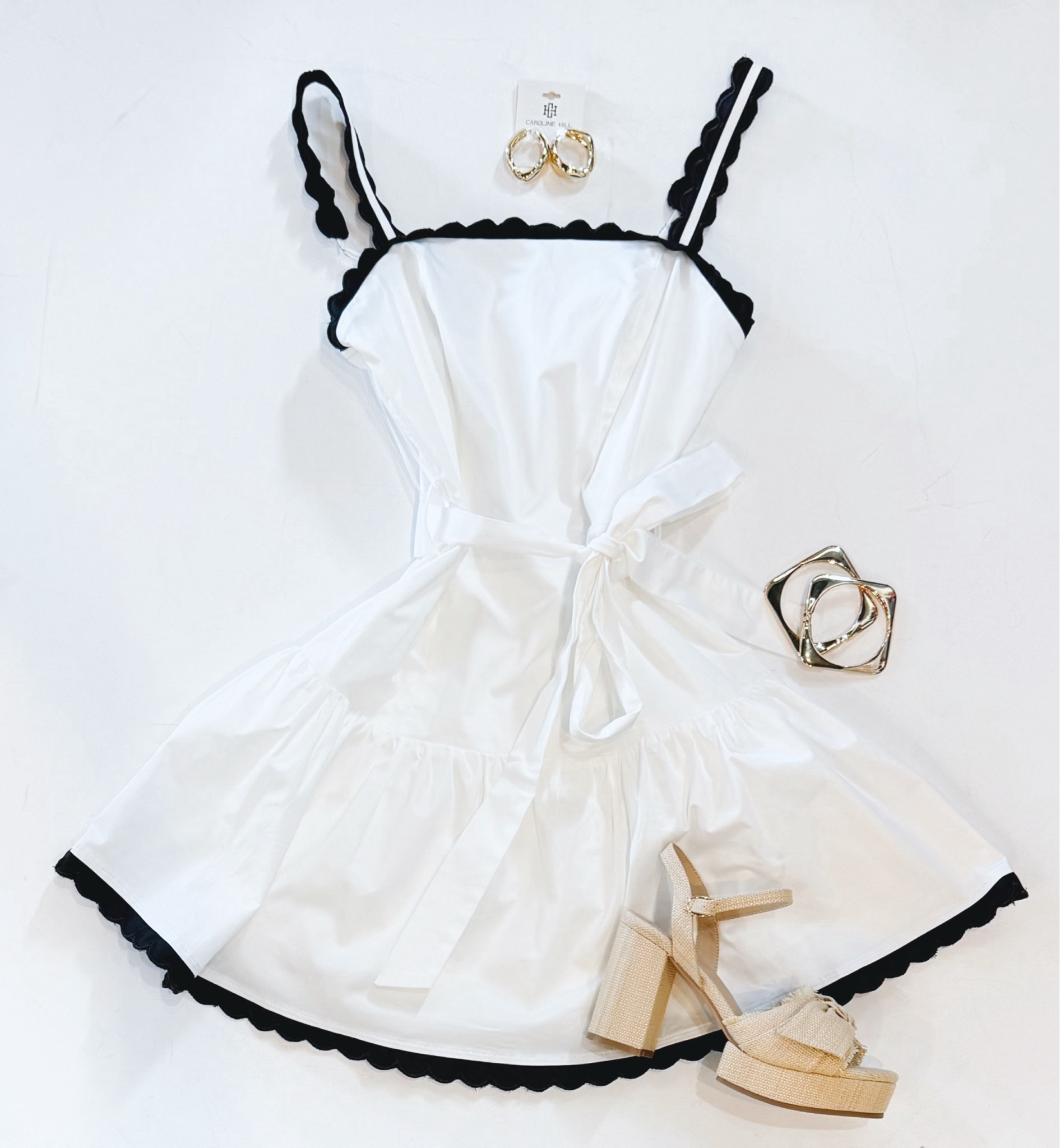 Sunny Saturday Scallop Dress