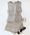 Greek Key Skort Set