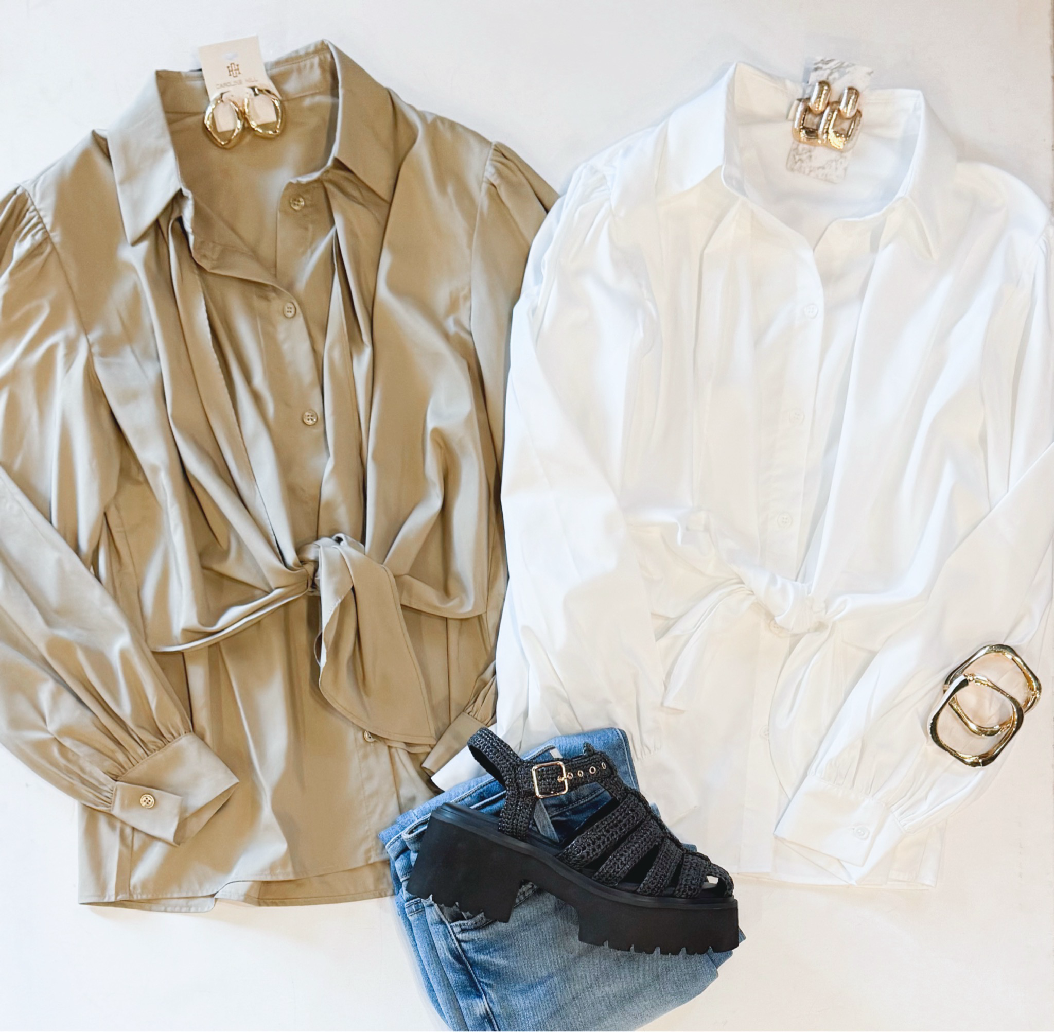 So Twisted Buttondown (Khaki)