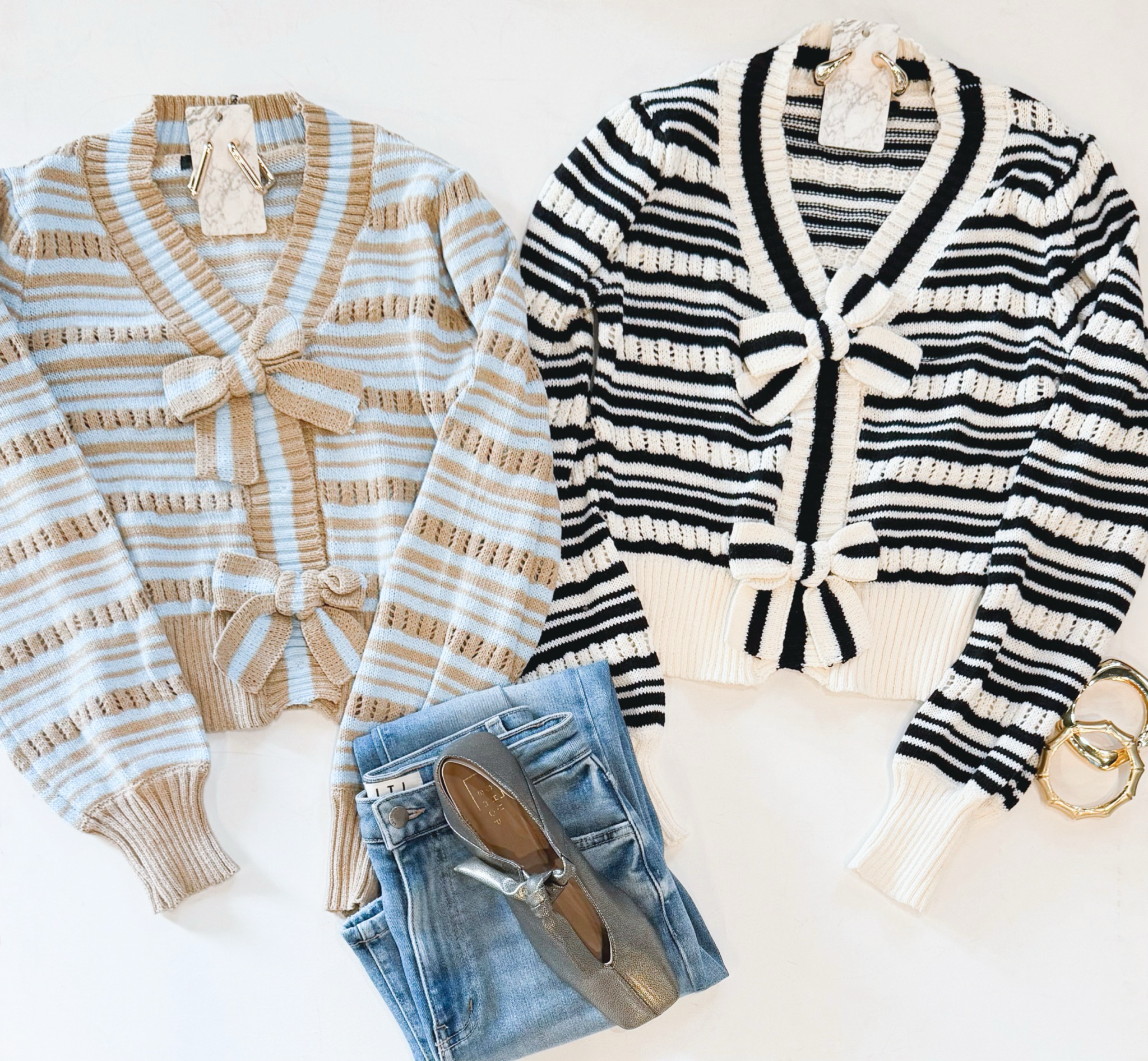 Let’s Lunch Bow Cardi (Black)