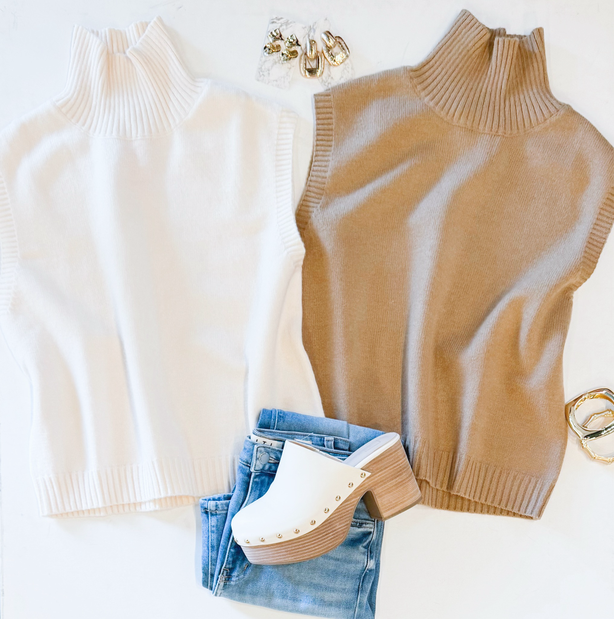 Classic Ivory Mockneck