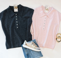 Softie Collar Knit (Charcoal)