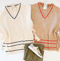 Tegan Tassel Vest (Cream)
