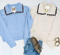 Hot Cocoa Date Cardi (Cream/Black)