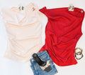 HEART THROB DATE NIGHT TOP (RED)