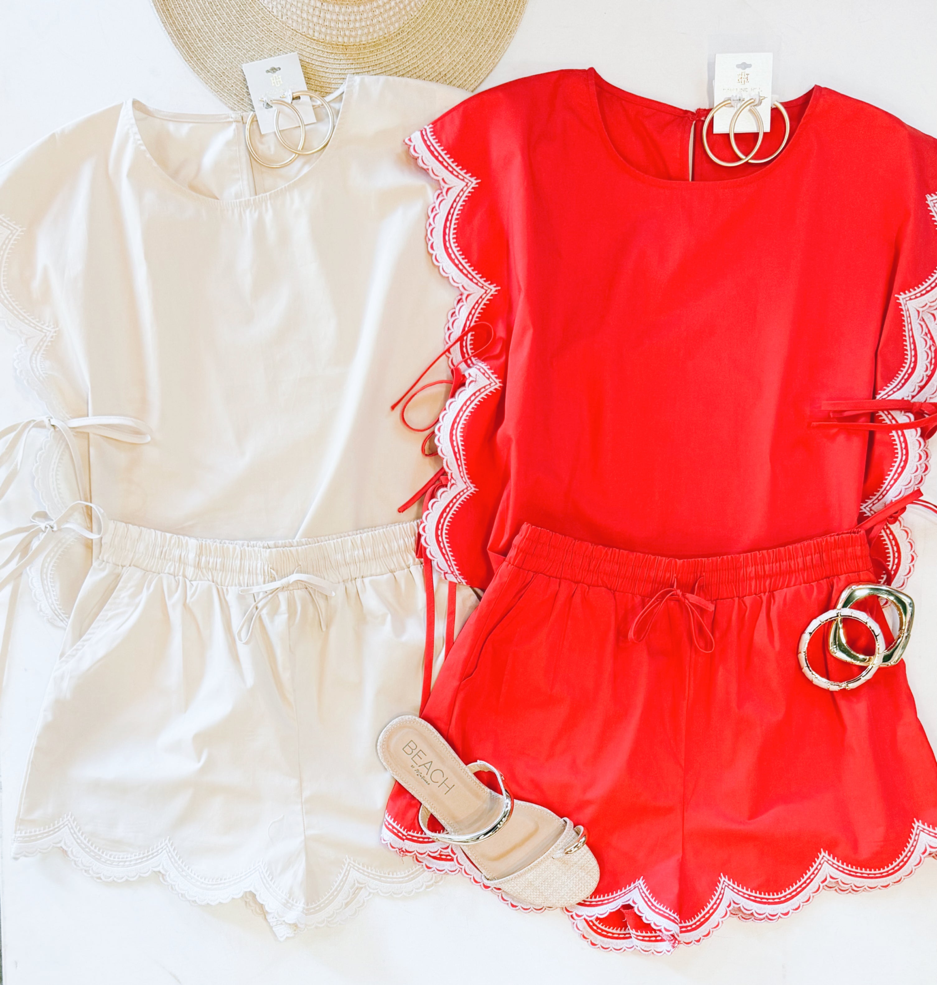 COZUMEL EMBROIDERED SET (BEACH BEIGE)