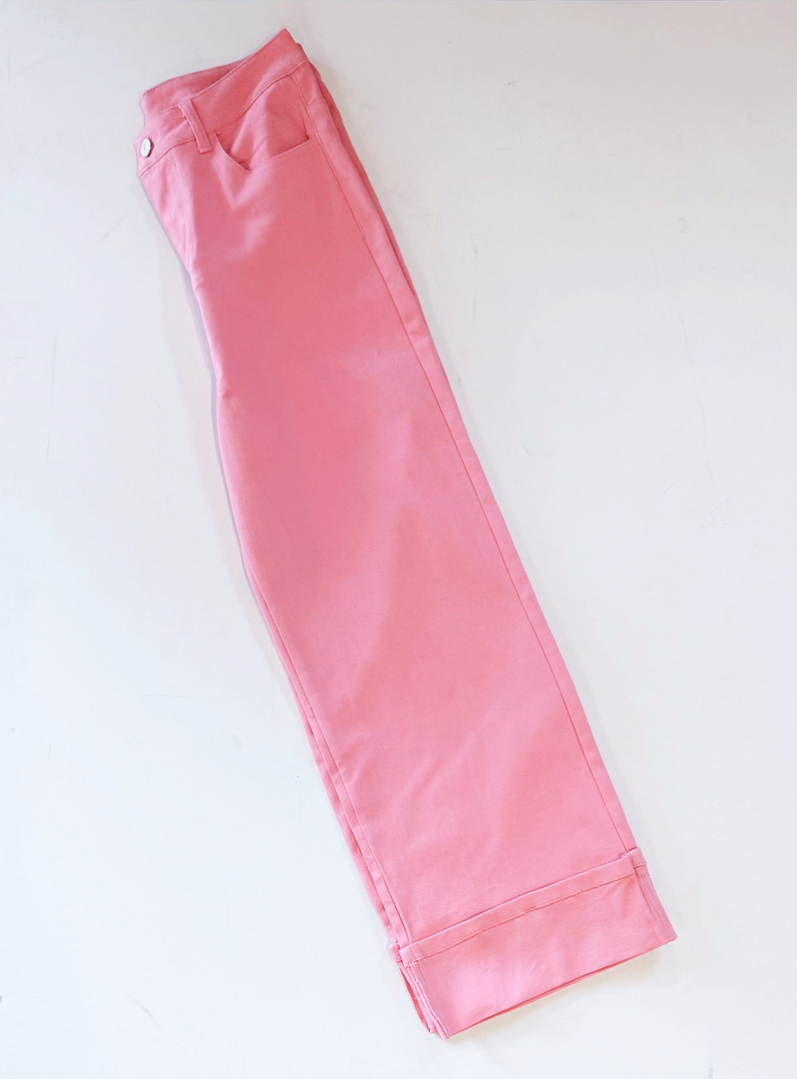 BUBBLEGUM STRETCH DENIM