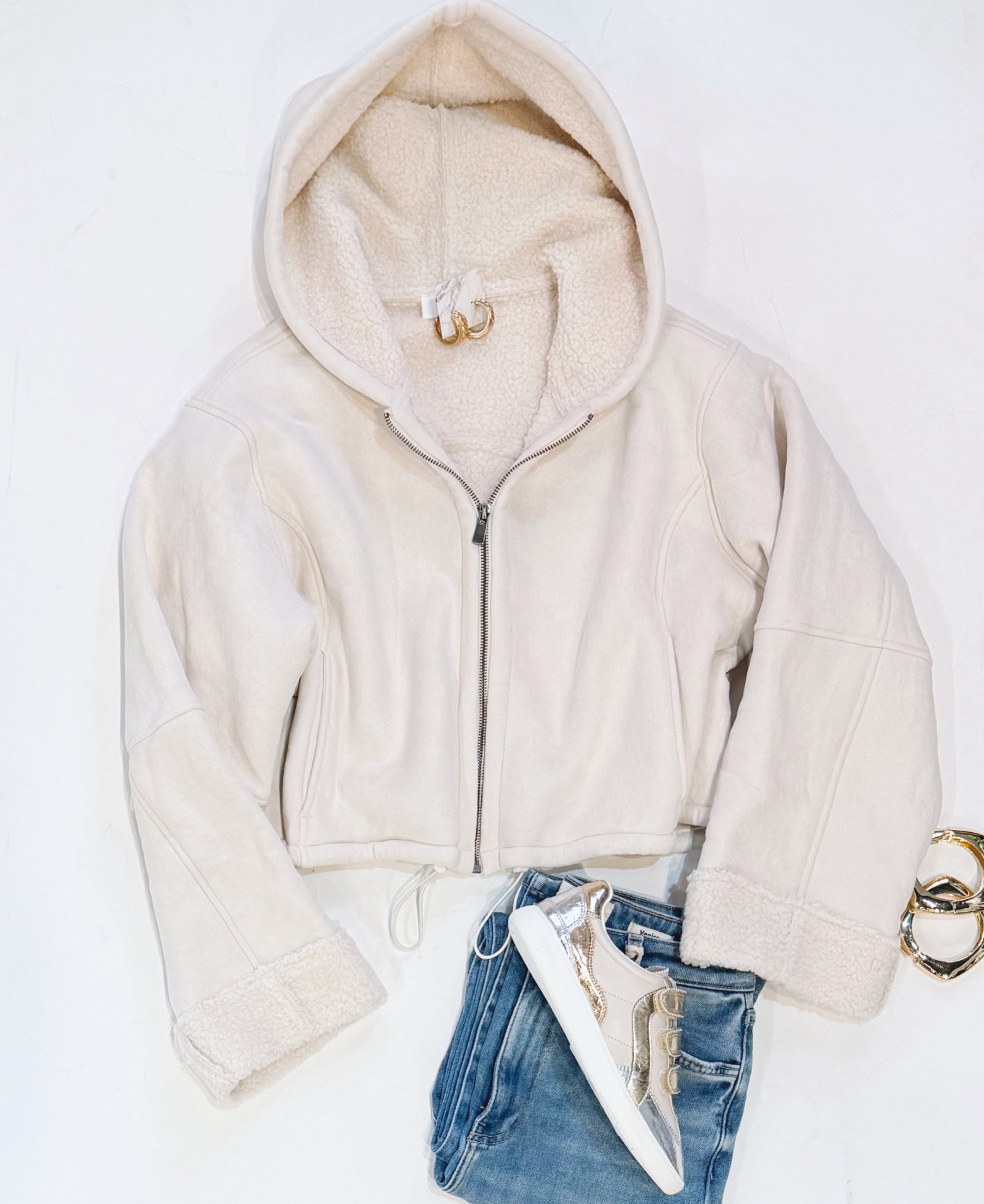 HIGHER PEAKS FAUX SUEDE JACKET