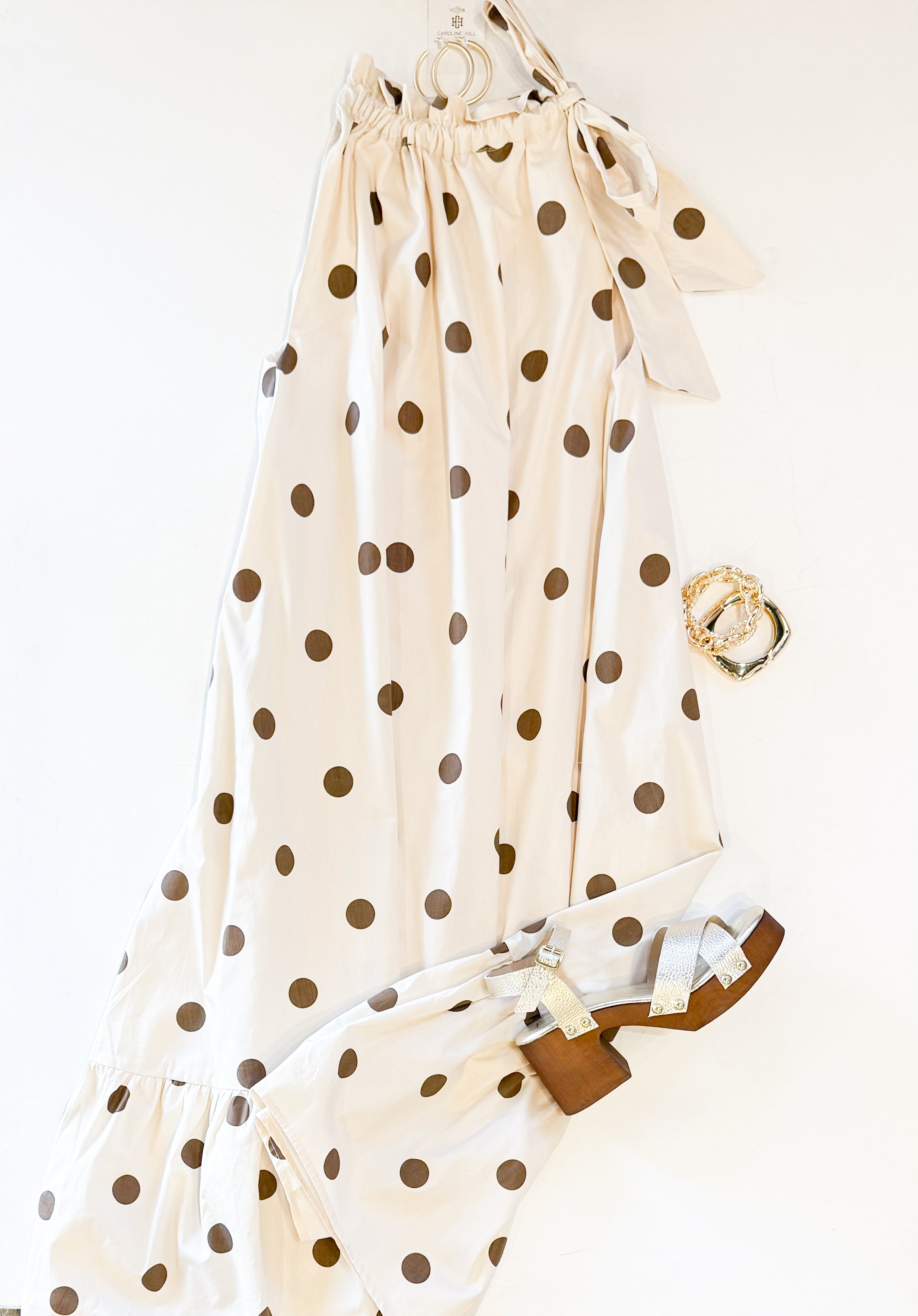 CAFE AU LAIT MIDI DRESS