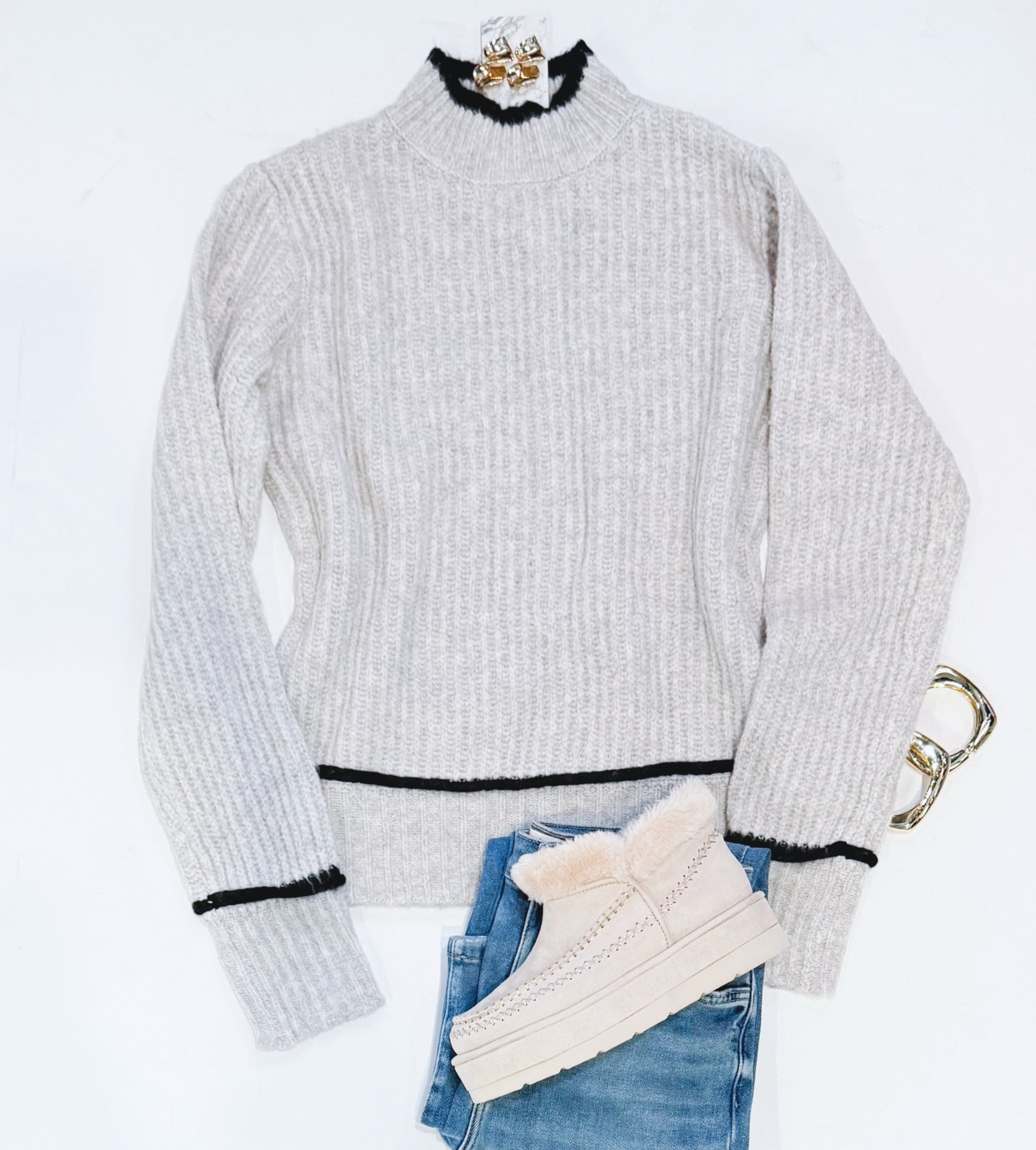 FIRESIDE OATMEAL KNIT