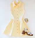 LIGHT LEMON CONCERT DRESS