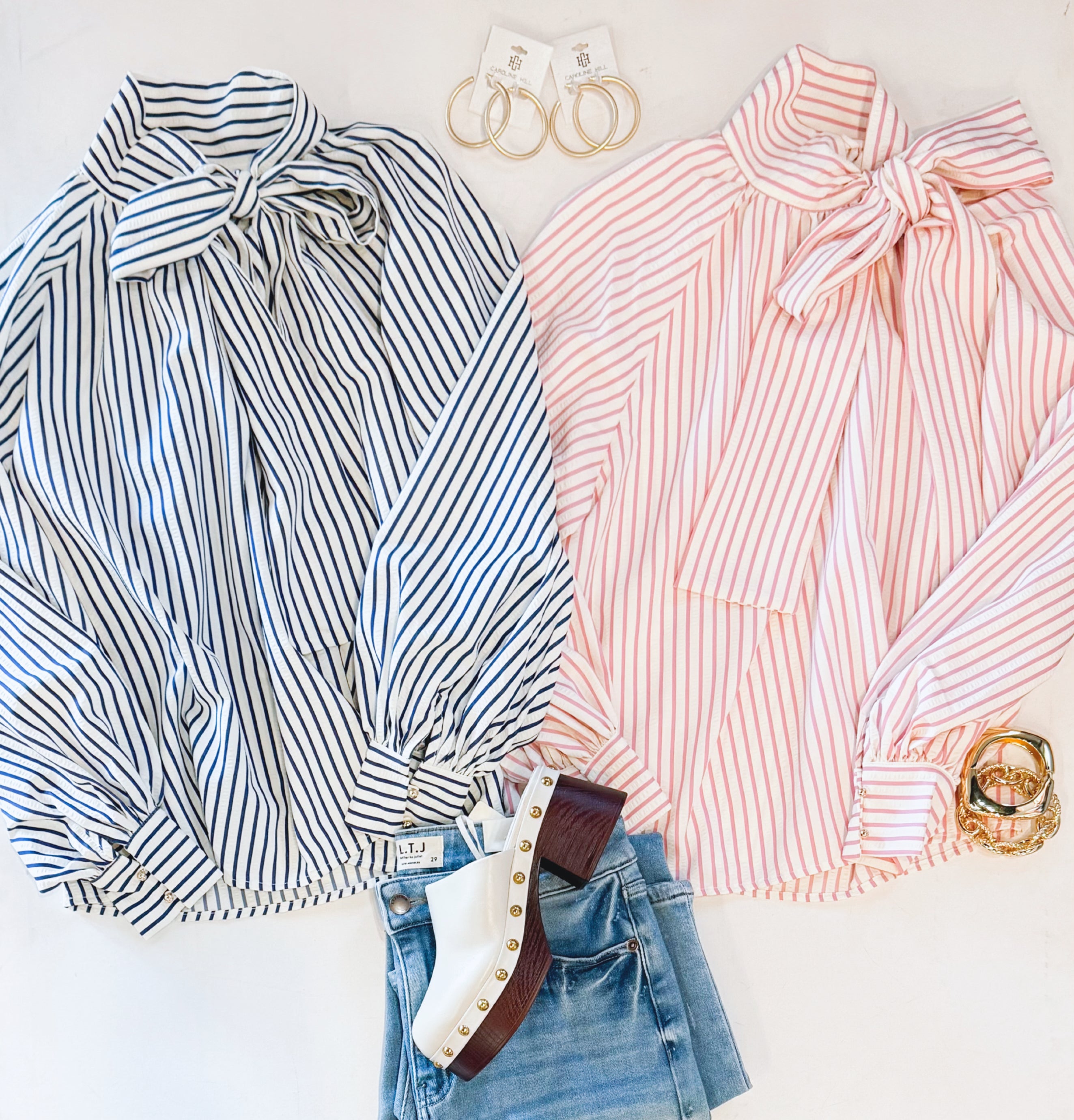 WORKING GIRL BLOUSE (LIGHT PINK)