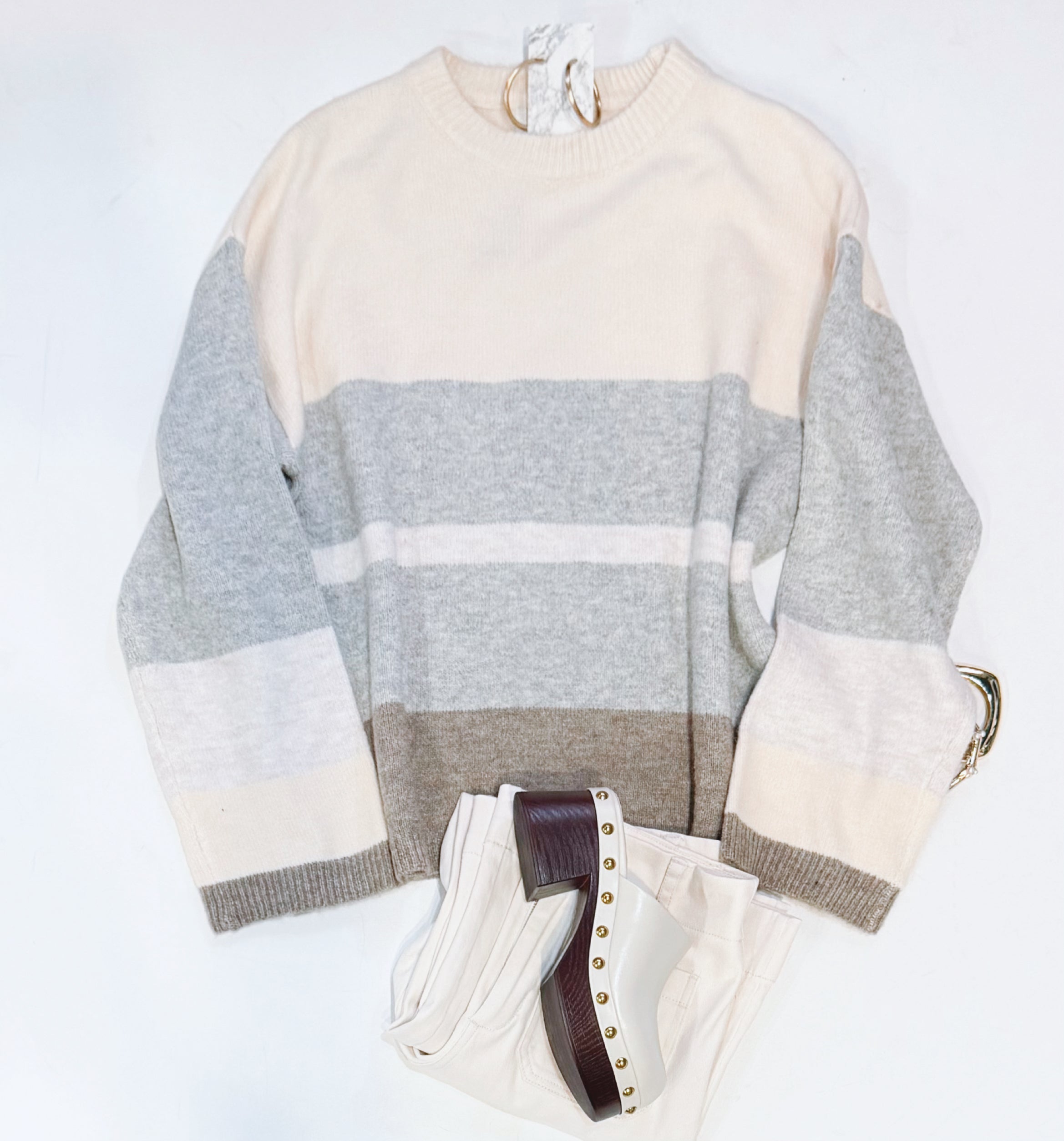 TOTALLY NATURAL OVERSIZED KNIT