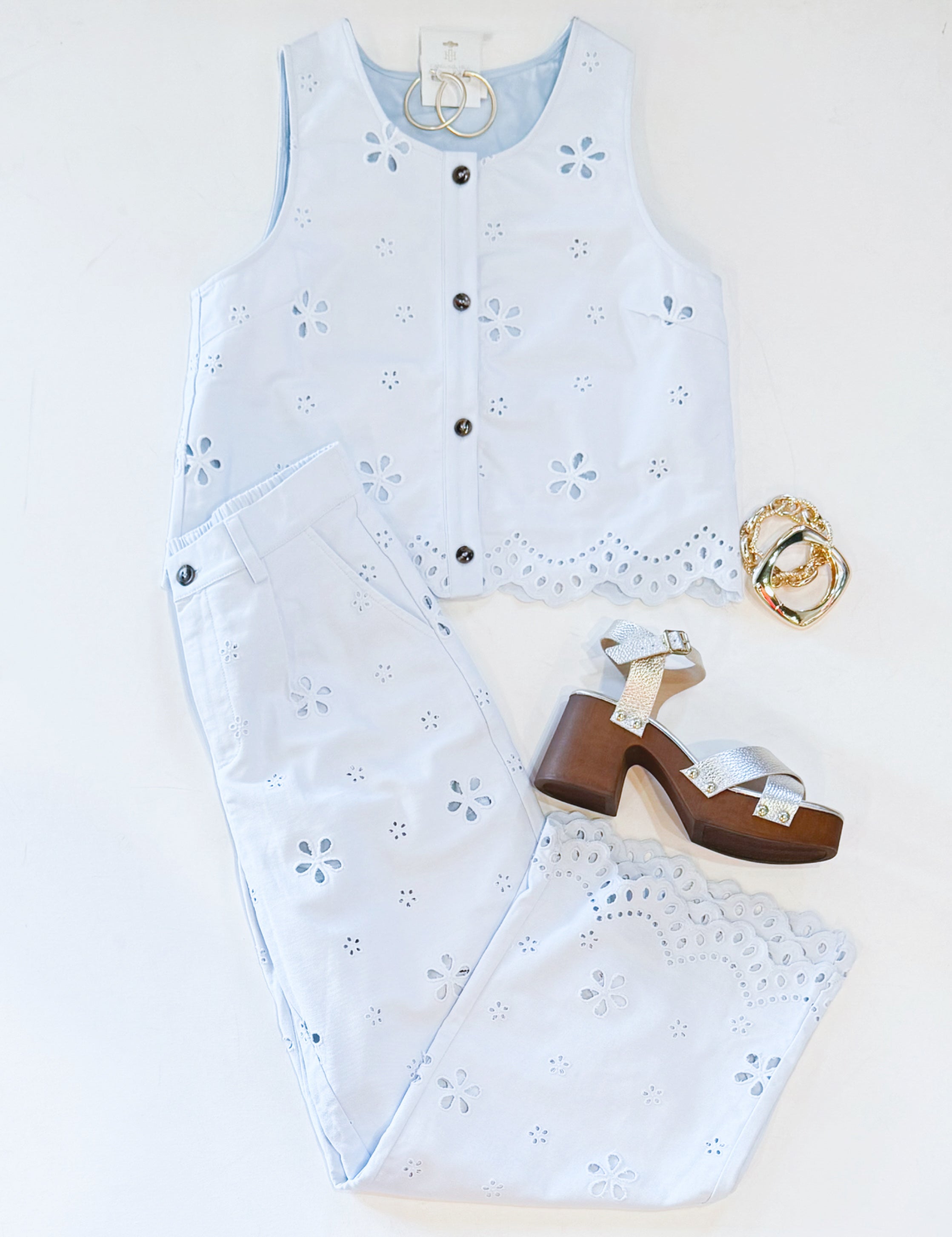 SPRING BLUES LASER CUT SET