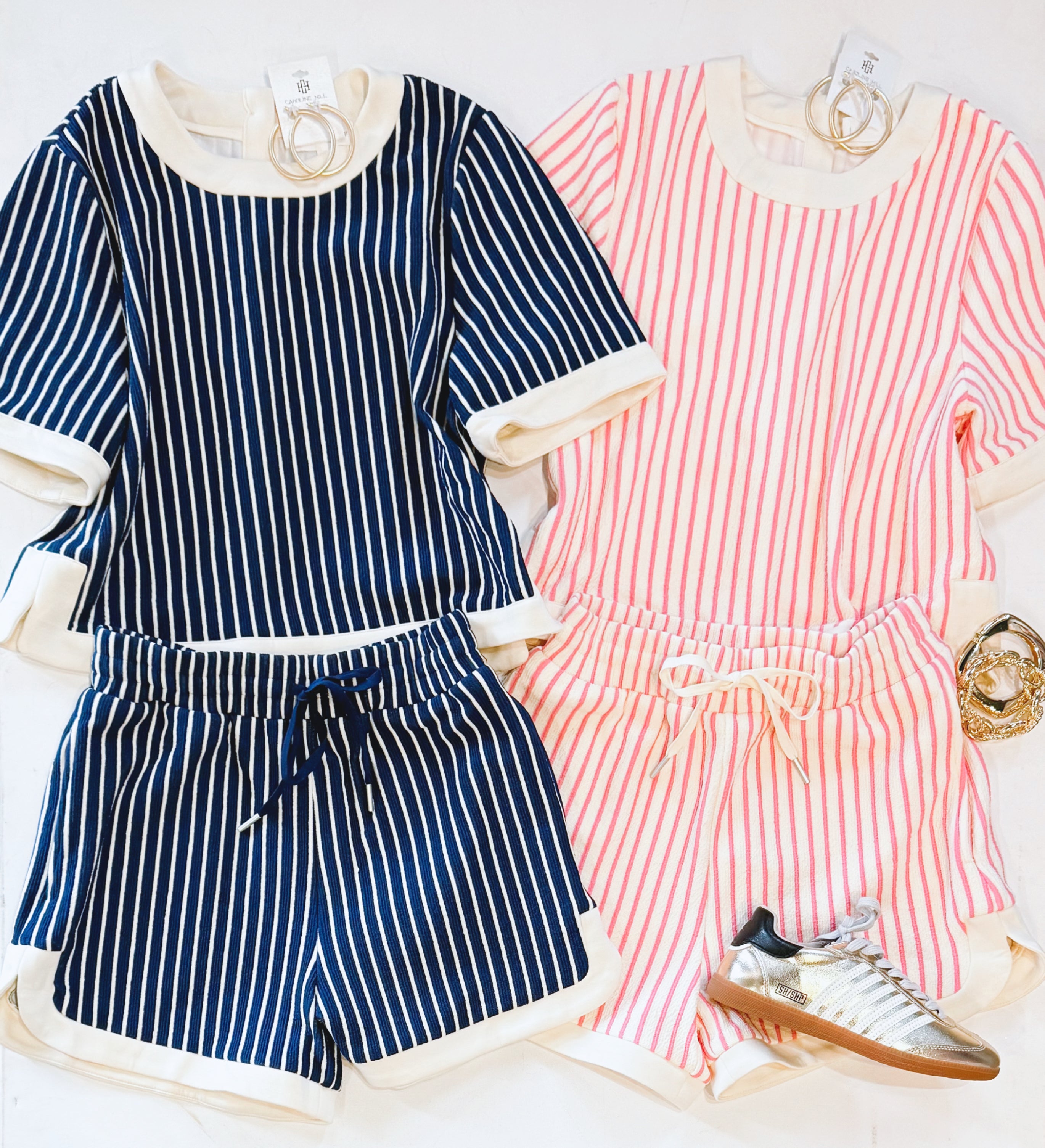 Coasting Short Set (Baby Pink)