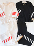 RACING STRIPES JOGGER SET (BLACK)