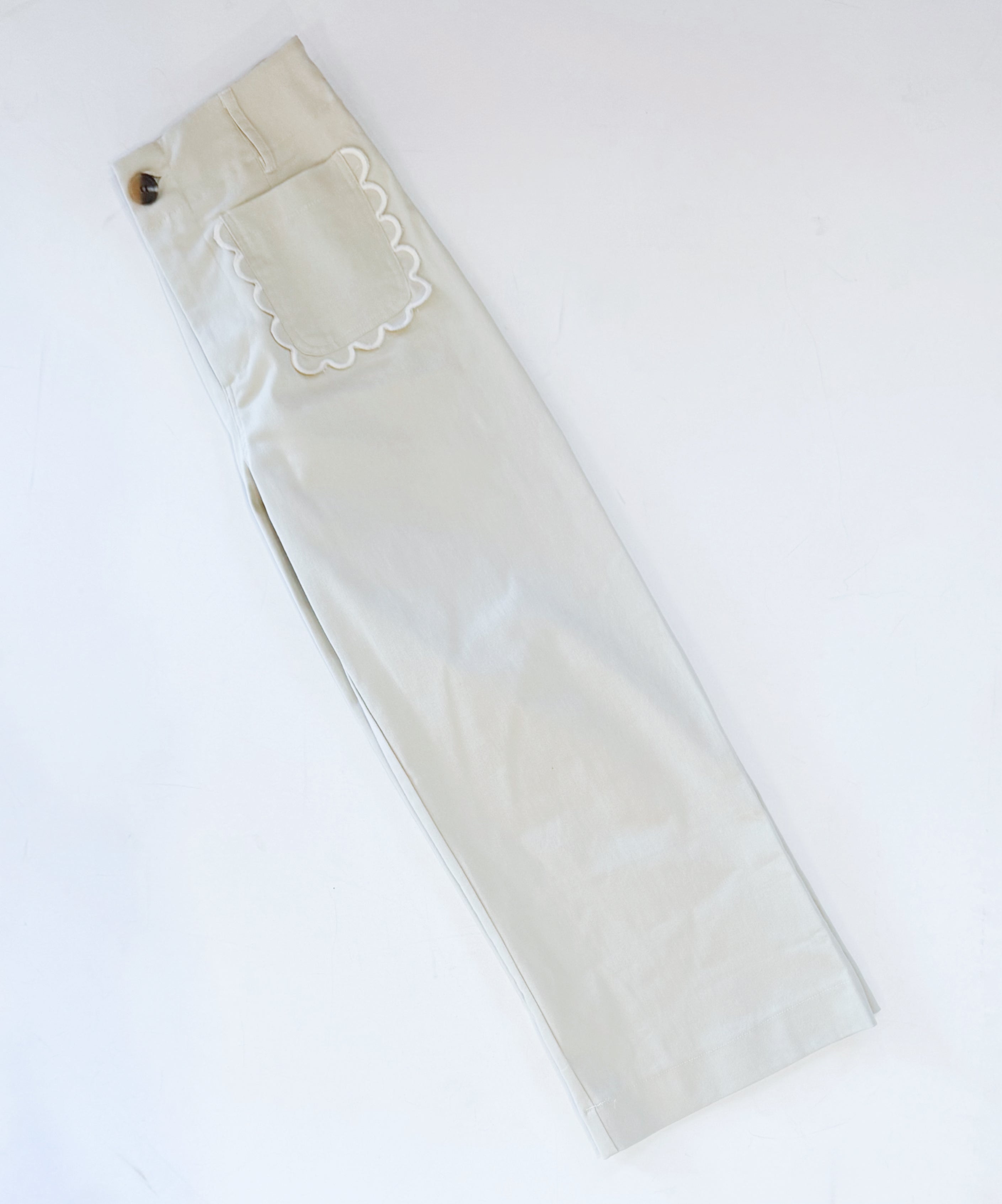 SAND STRETCH DENIM PANT