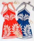MAUI HALTER DRESS (BLUE)