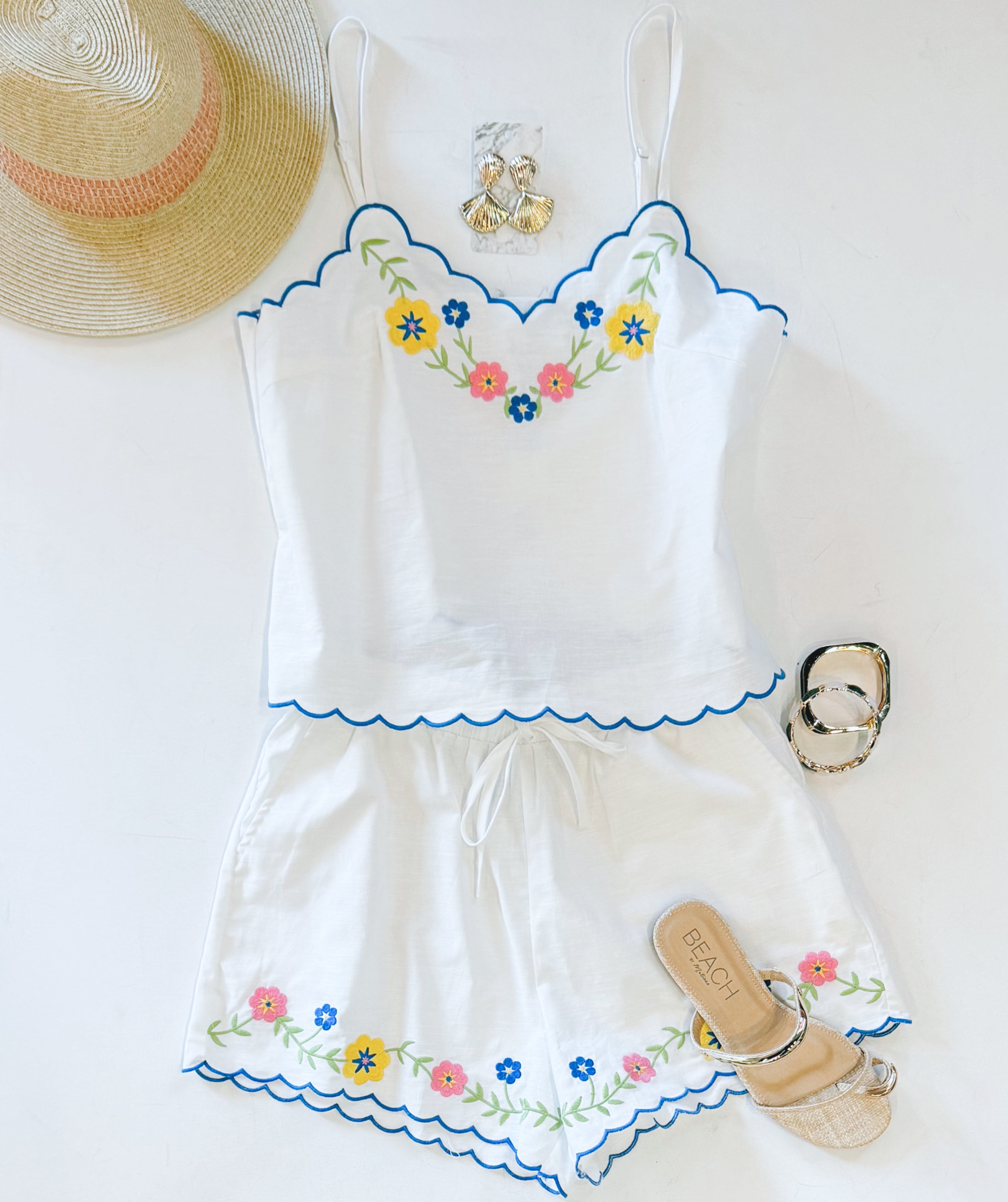 PLAYA EMBROIDERED SET