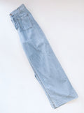 CHAMBRAY WIDE LEG TROUSER