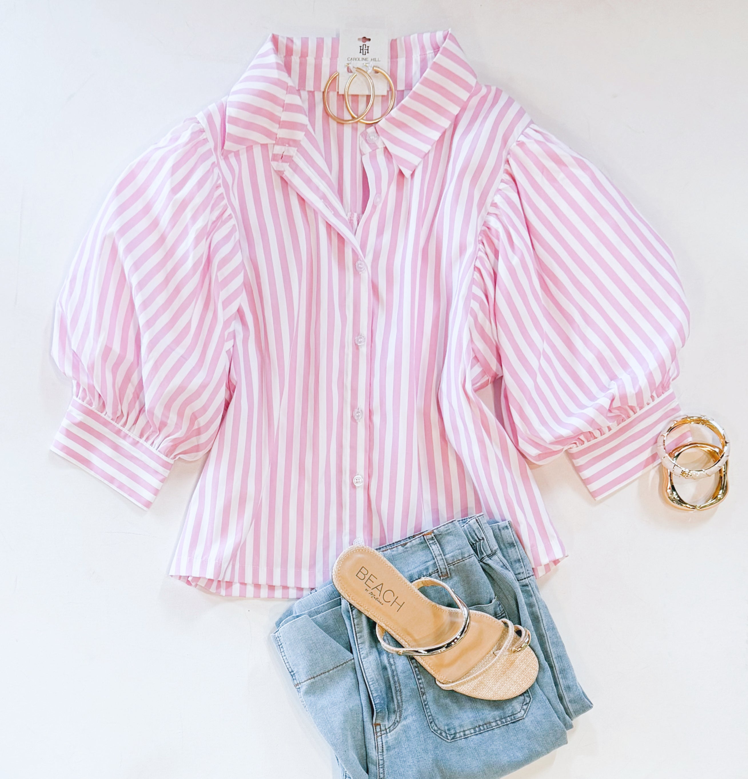 CANDY STRIPE BUTTONDOWN