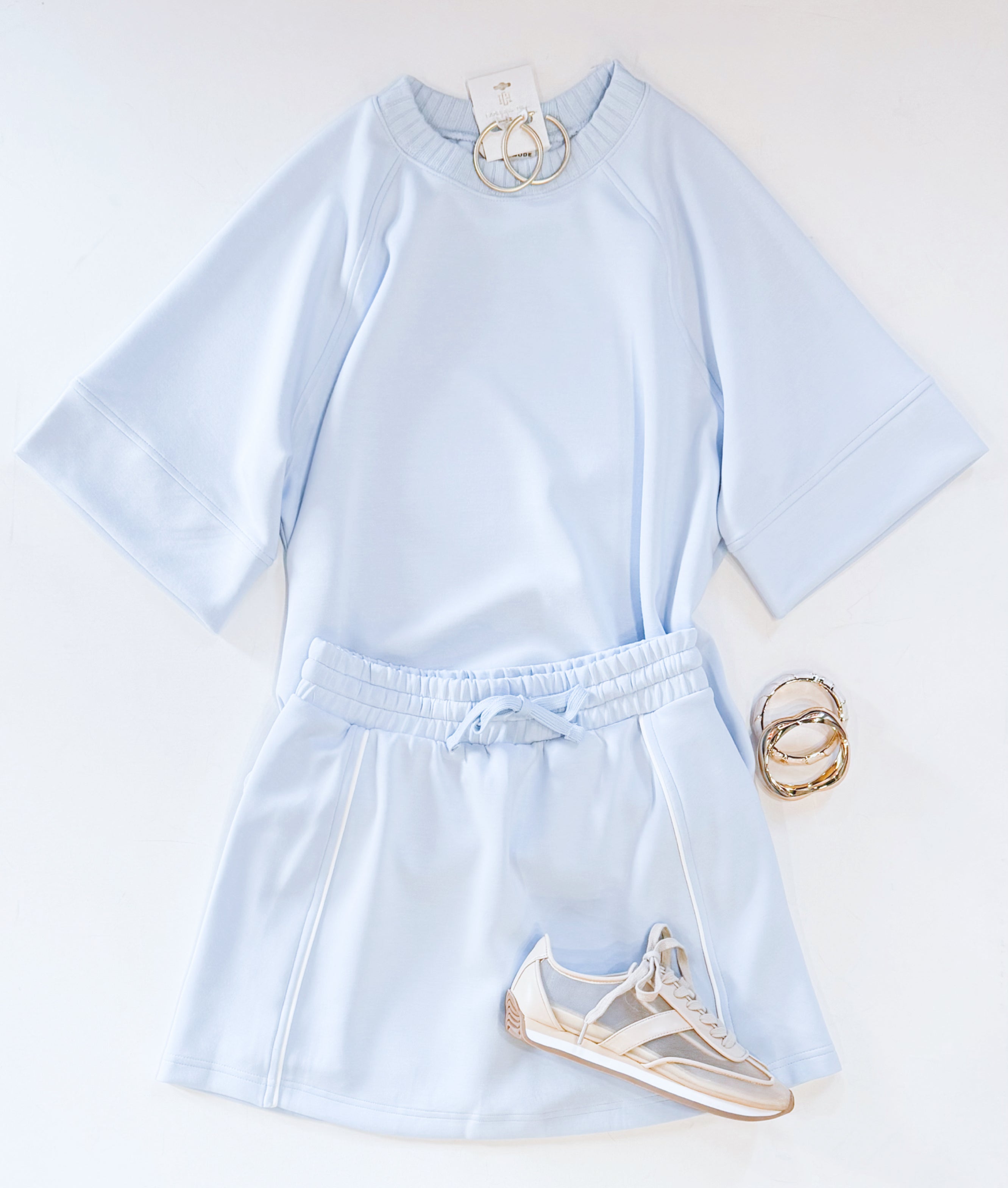 BLUE SKIES SKORT SET
