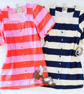 PROPER TEA EVENT DRESS (NAVY)