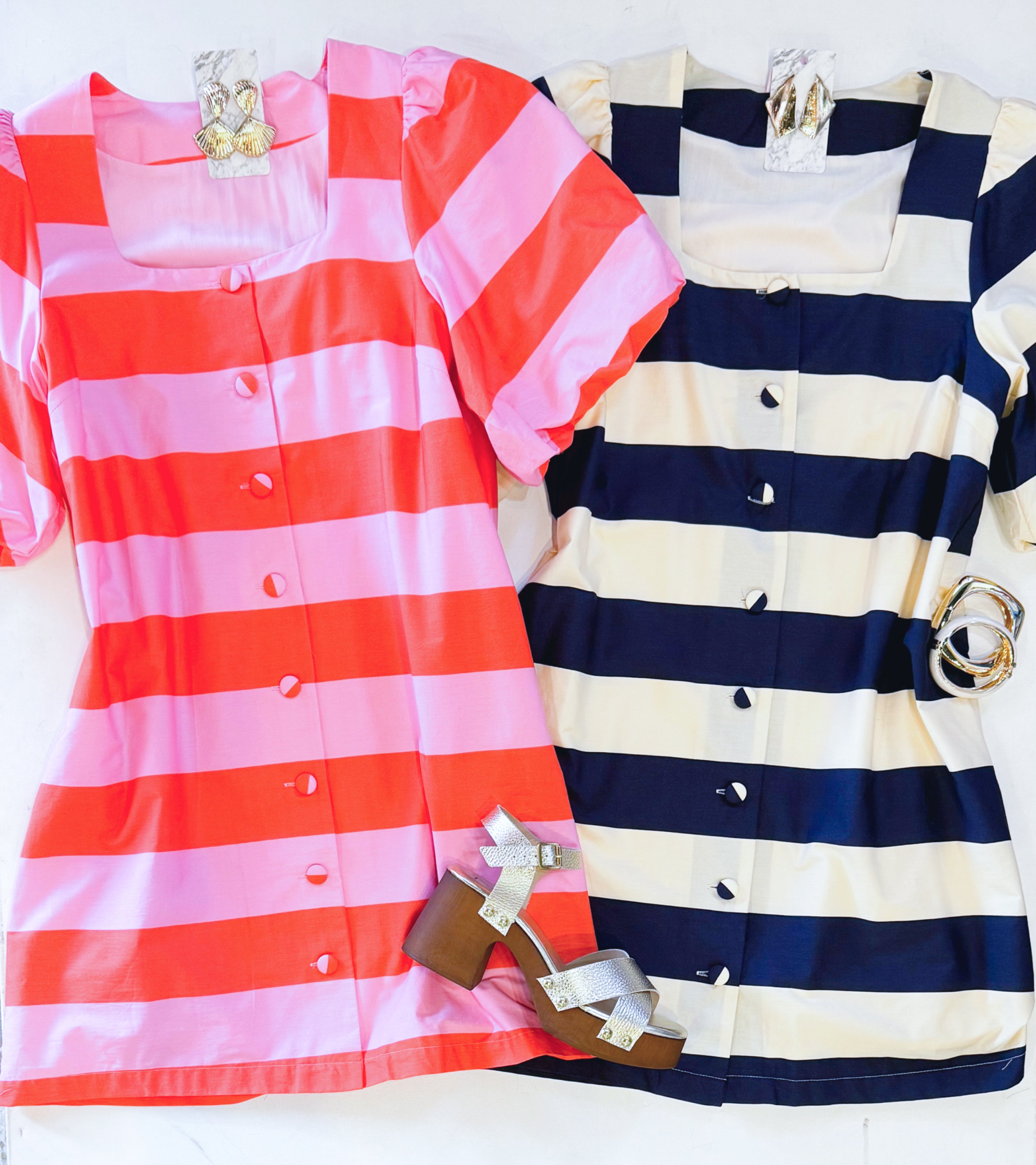 PROPER TEA EVENT DRESS (NAVY)