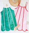 SHORELINE SCALLOP DRESS (KELLY GREEN)