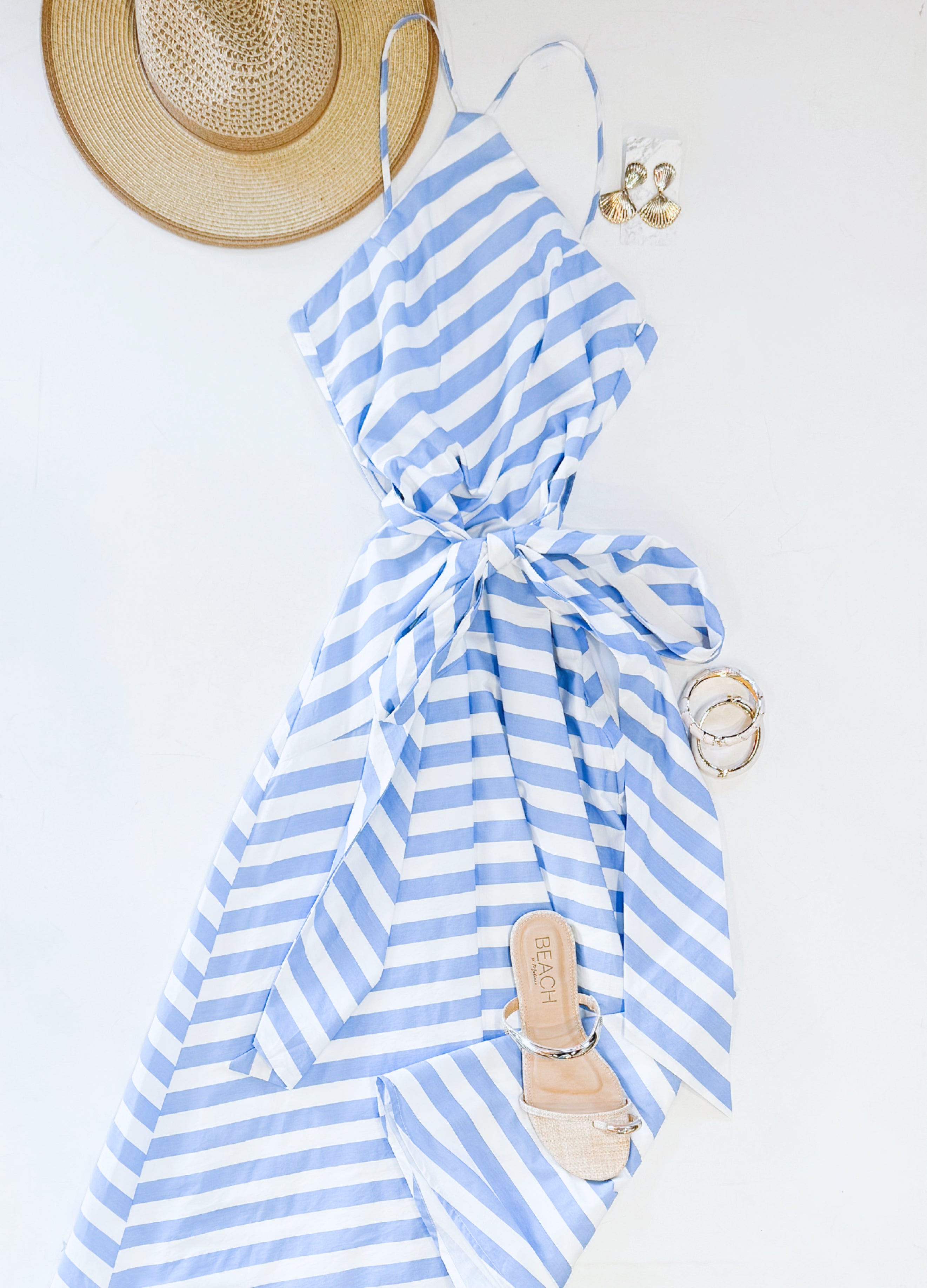 SUNNY DAY HALTER MIDI