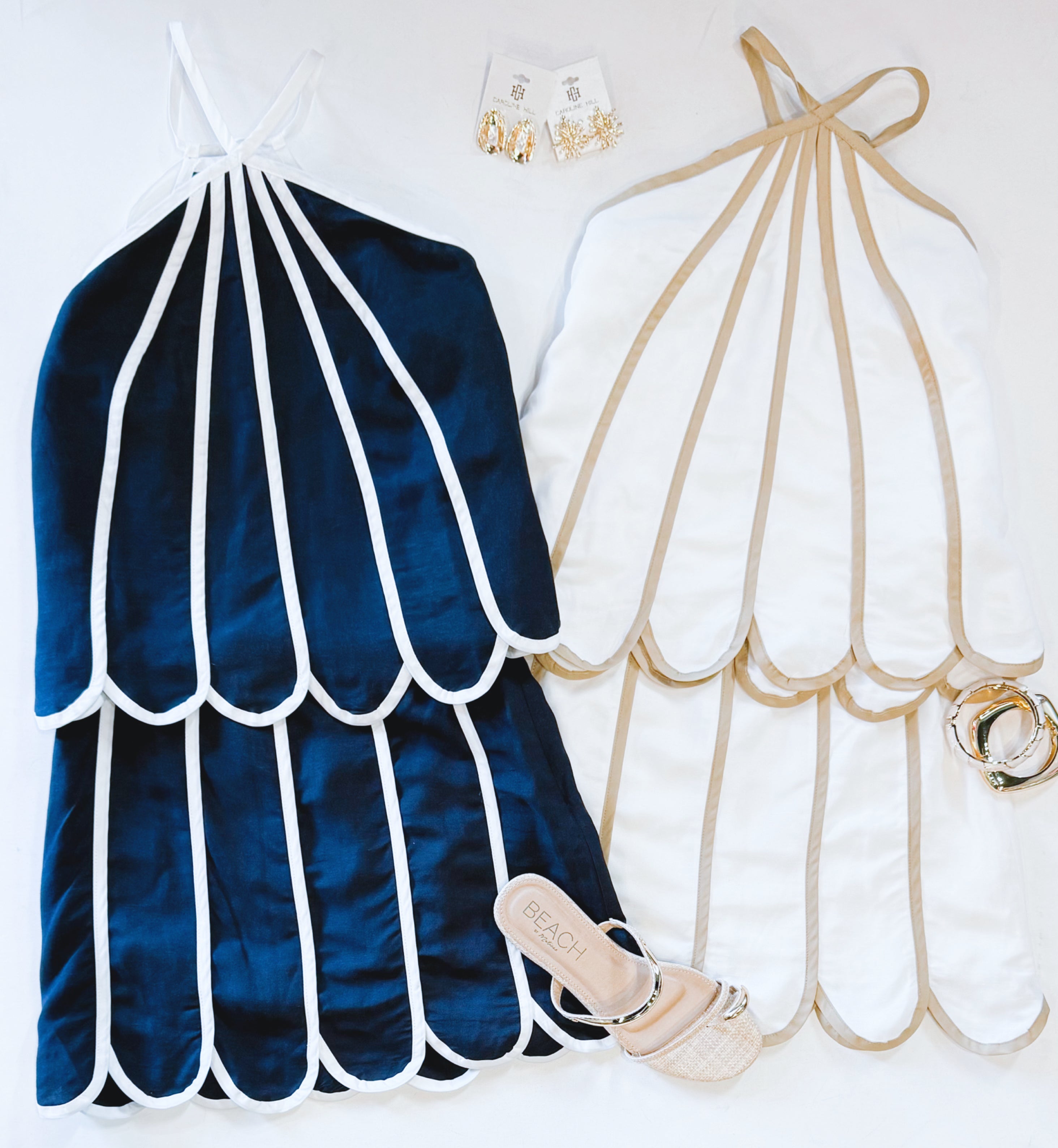 NASSAU SCALLOP SET (WHITE)