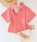 CANDY STRIPE BUTTONDOWN