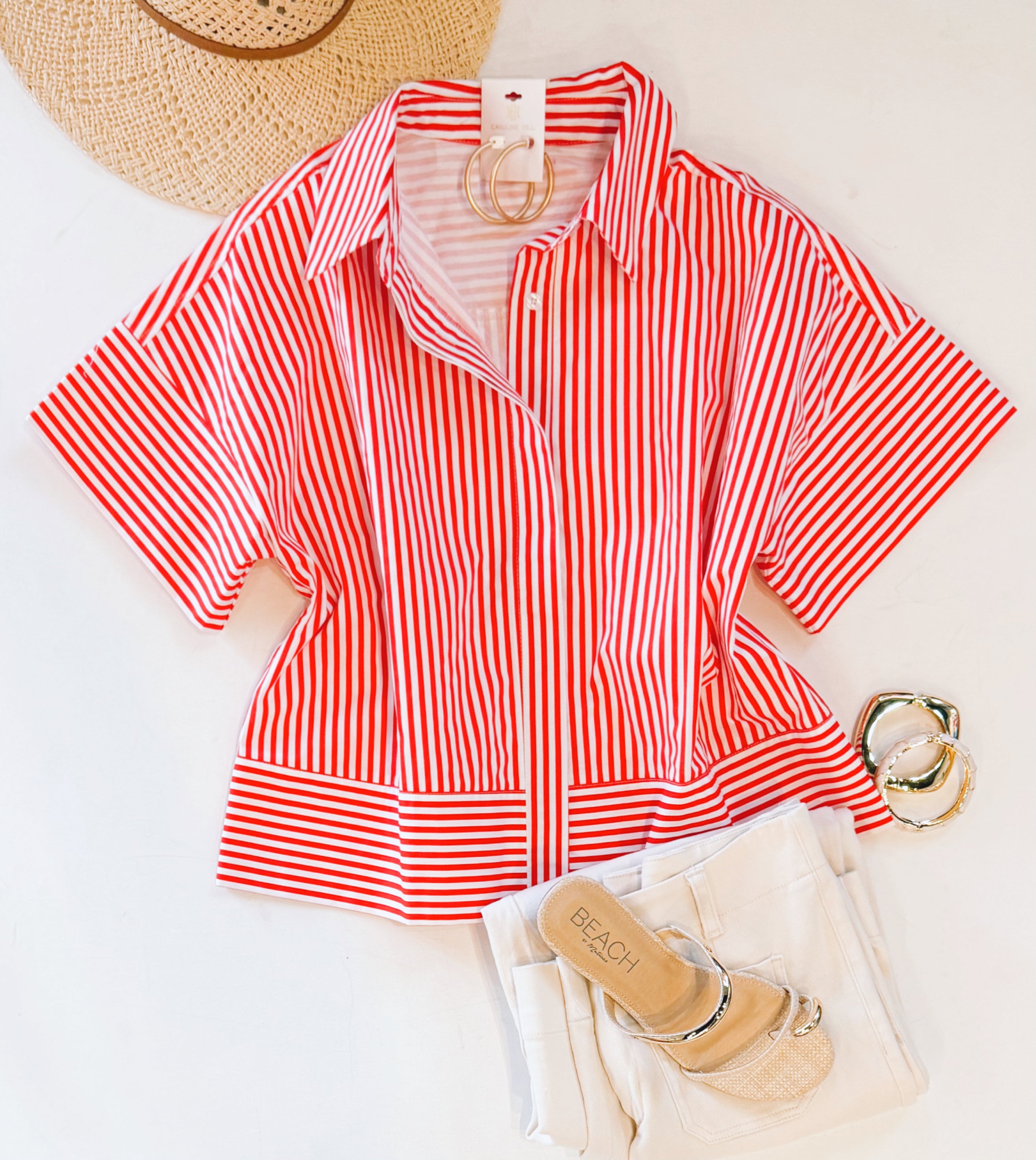 CANDY STRIPE BUTTONDOWN