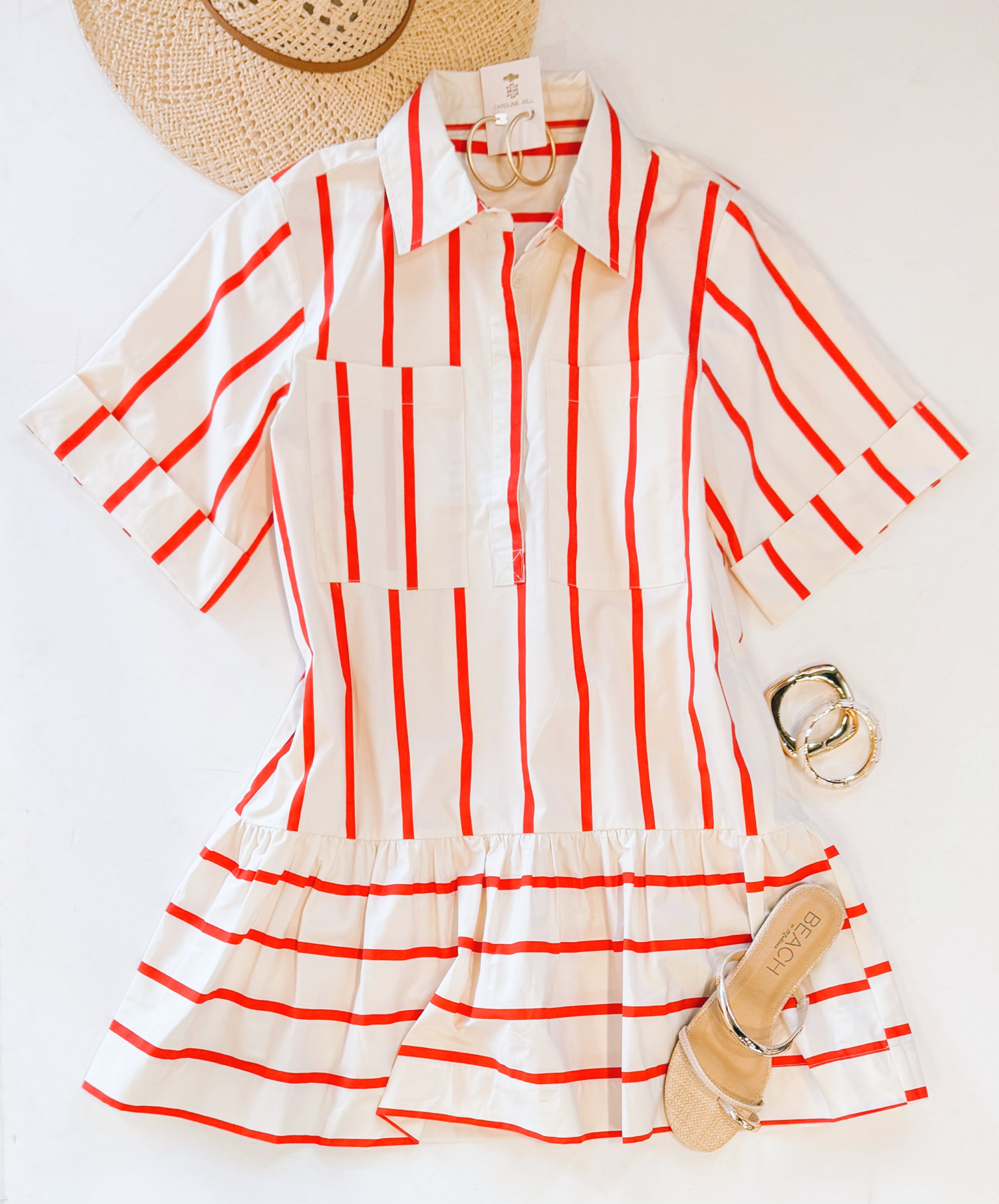 EASY LIVIN' COLLAR DRESS