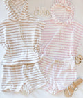 SANDY SHORES TERRYCLOTH SET (TAN)