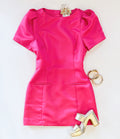 MOD PINK POCKET DRESS
