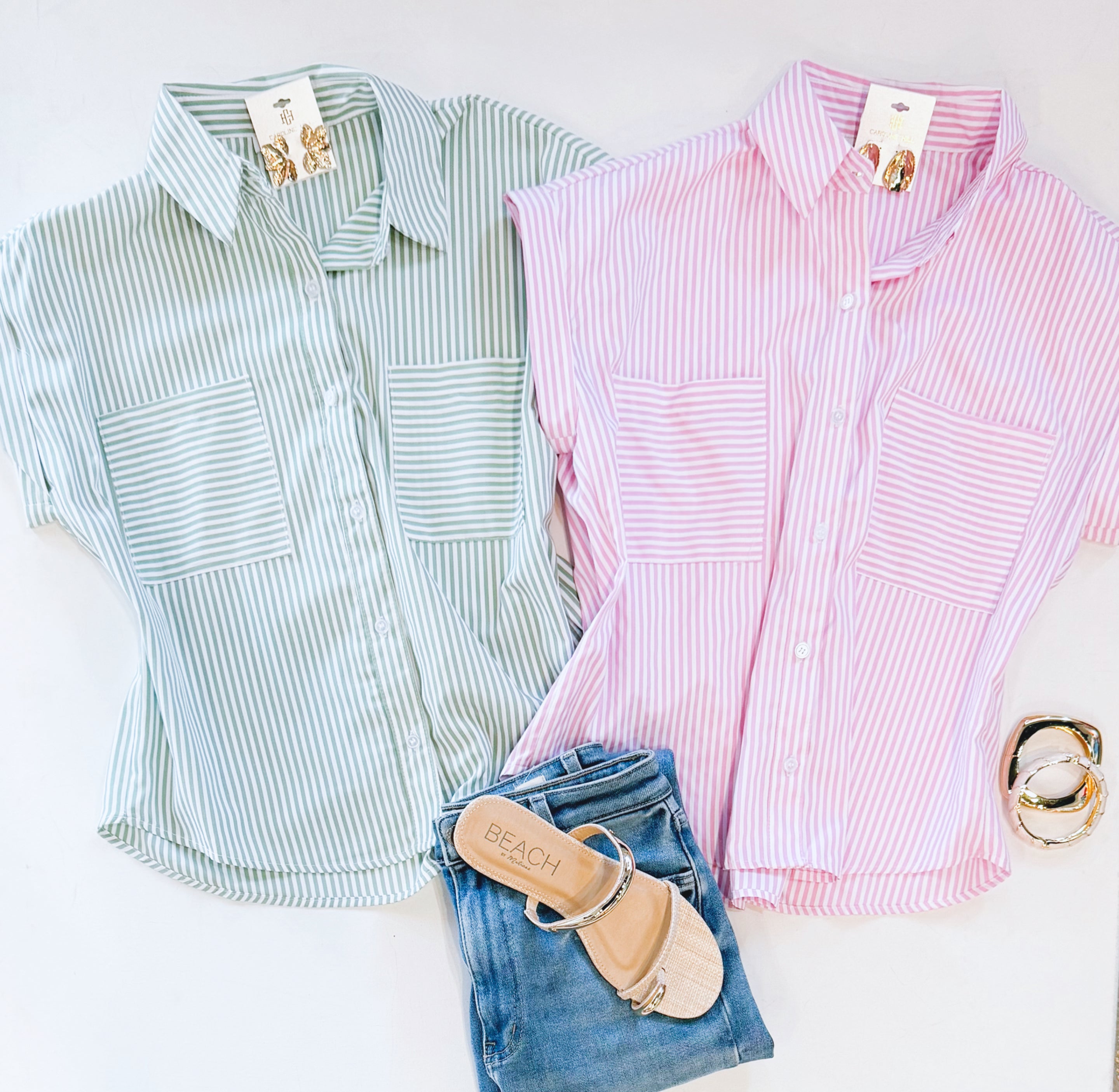 WEEKENDER BUTTONDOWN (BUBBLEGUM)