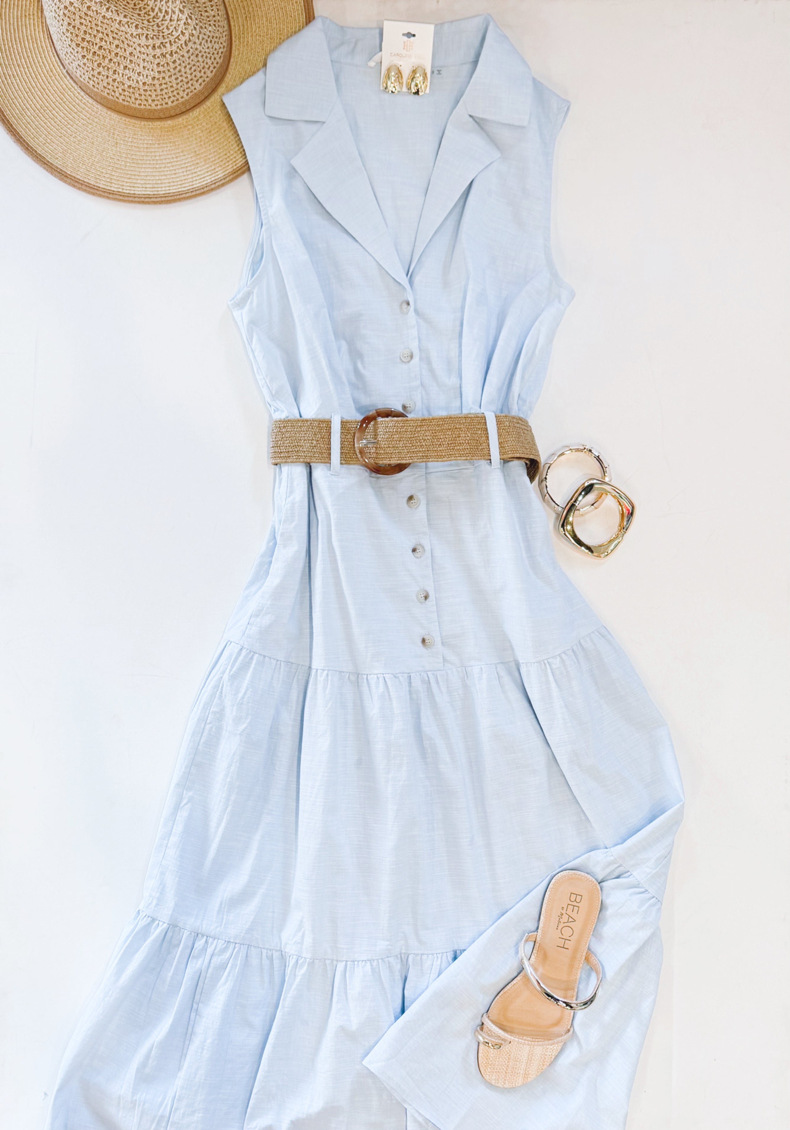 HAPPY DAYS BELTED MIDI